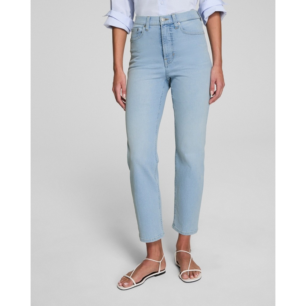 Spanx Redefine Slim Straight Jean 2 Tall Turner Tidal Blue High Rise Shaping